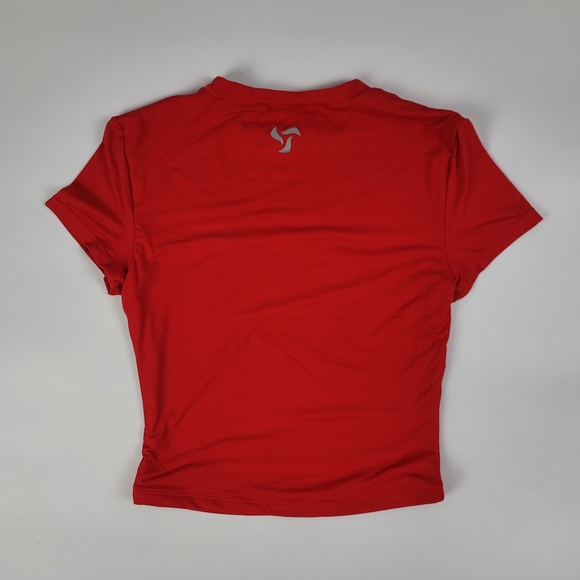 Pedigree SW | Evo-Dry BabyTee Crop Top - Red - Picture 3 of 5